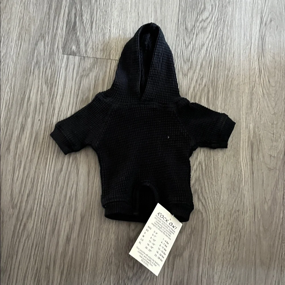 Black pet Hoodie by k9 duds